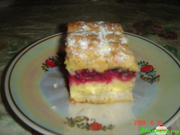 Вишневый пирог (песочный)