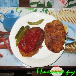 Котлеты рыбные с сыром