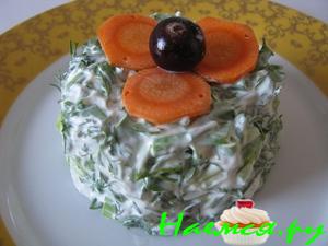 Салат простой зеленый