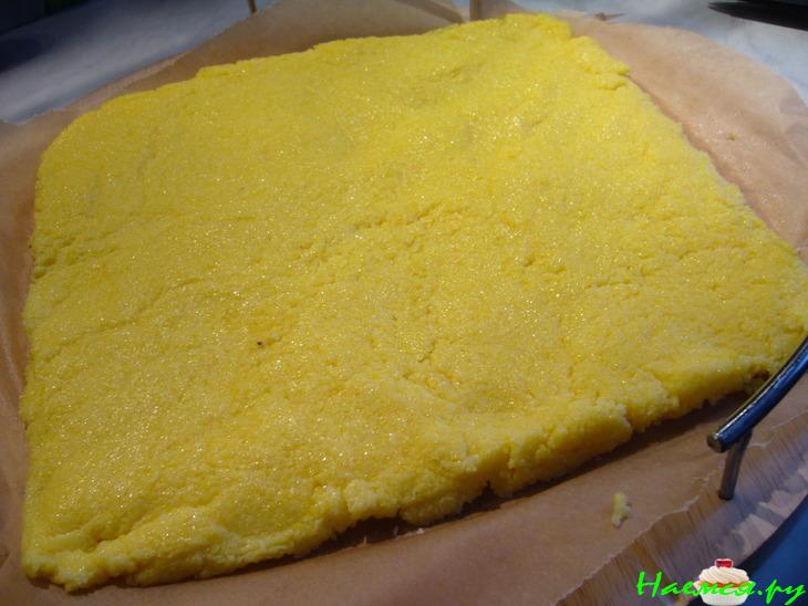 Полента с острым соусом Полента с острым соусом