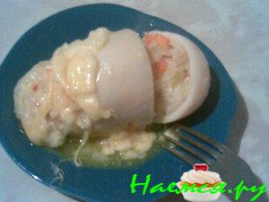 Фаршированные кальмары с сыром