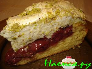 Пирог творожный "Вишенка"