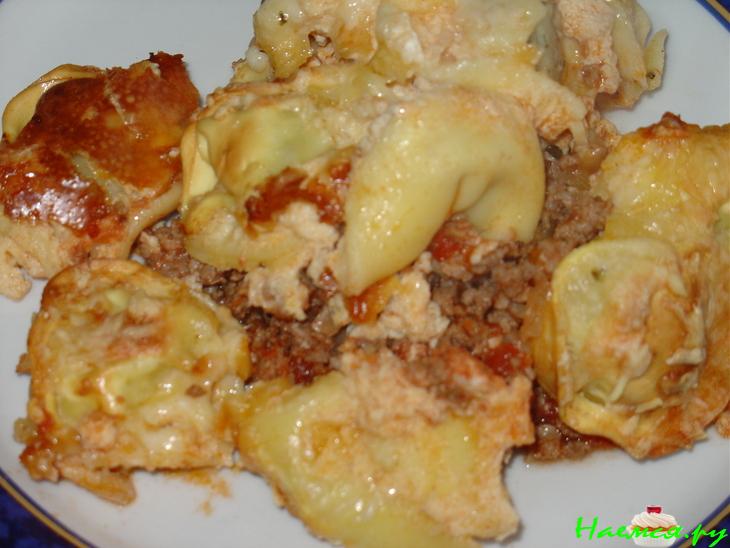 Запеканка с тортеллини