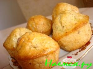 Mаффины из кабачка с лимонной глазурью