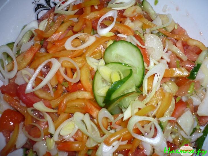 Салат "Поцелуй лета" Салат "Поцелуй лета"