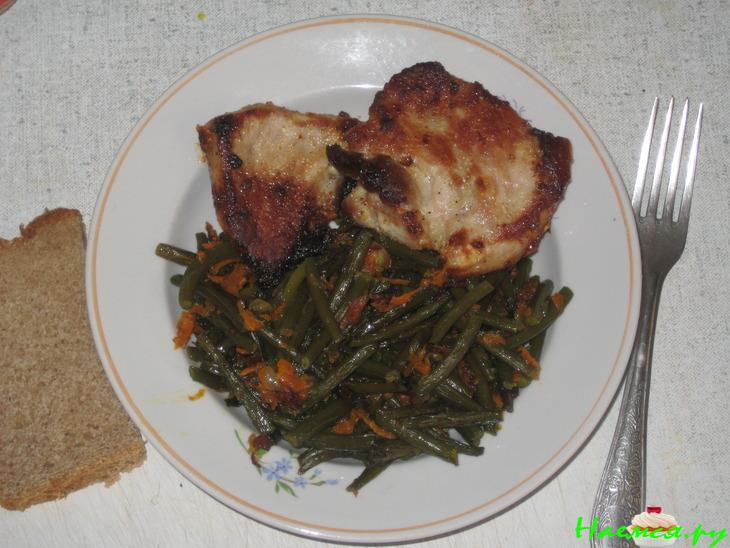 Стрелки чеснока жаренные