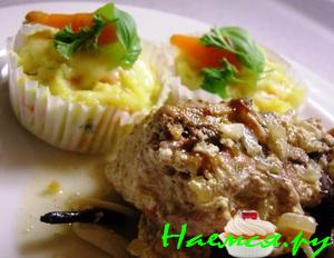 Мясо кролика в йогуртовом соусе Мясо кролика в йогуртовом соусе