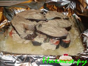 Зубатка с рисом запеченные в духовке