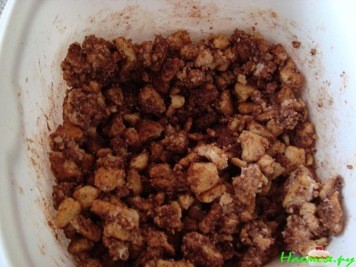 Сладкая колбаса с печеньем Сладкая колбаса с печеньем