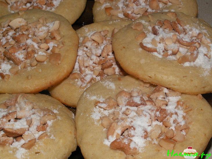 Творожное печенье с кешью