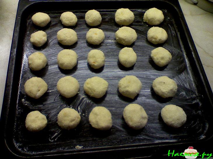 Печенье творожное "Снежки" Печенье творожное "Снежки"