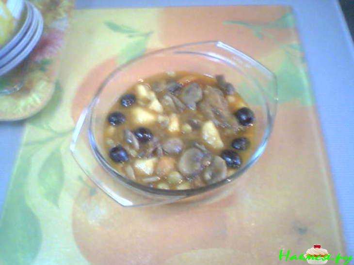 Суп-рагу плотный из телячьего хвоста Суп-рагу плотный из телячьего хвоста