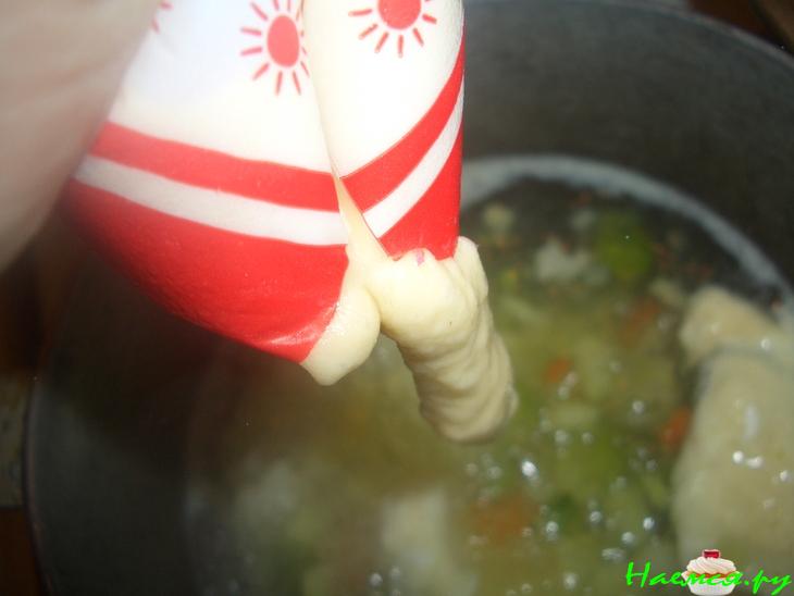 Густой суп с клецками (с 1 года) Густой суп с клецками (с 1 года)