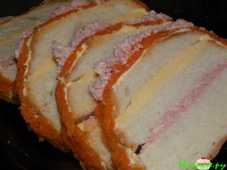 "Полосатые" бутерброды