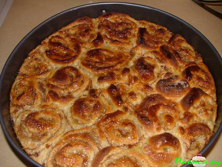 Апельсиновый пирог - розочки Апельсиновый пирог - розочки