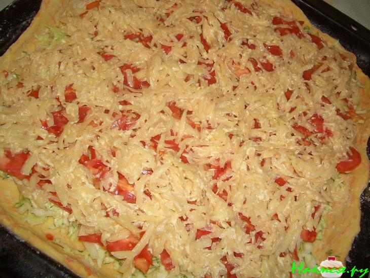 Овощной пирог с капустой Овощной пирог с капустой