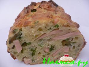 Хлеб с ветчиной и сыром