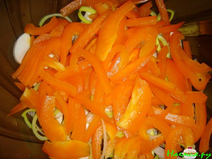 Салат постный с сырыми шампиньончиками