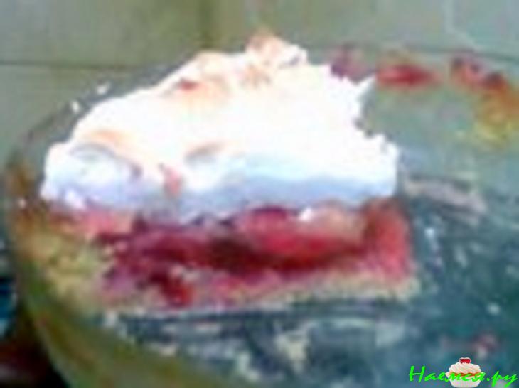 Торт яблочный с белковым кремом Торт яблочный с белковым кремом