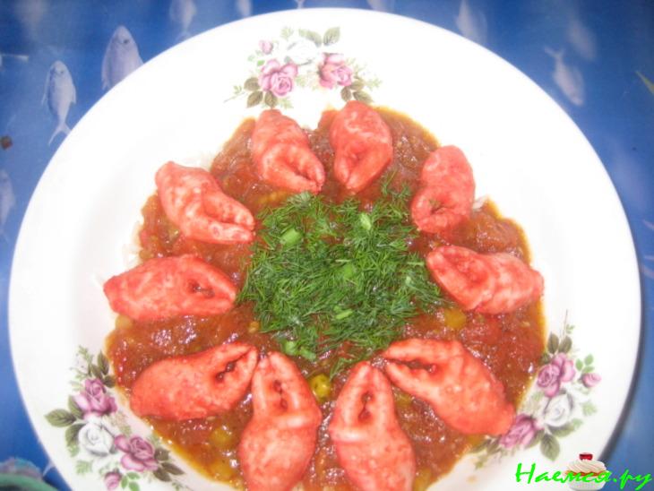 'Щипучий' горячий салат 'Щипучий' горячий салат