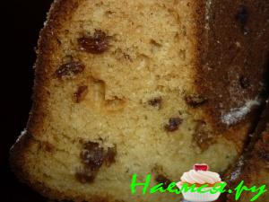 Кекс творожный с изюмом Кекс творожный с изюмом