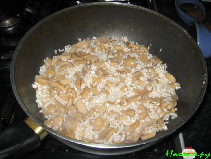 Ризотто с шампиньонами