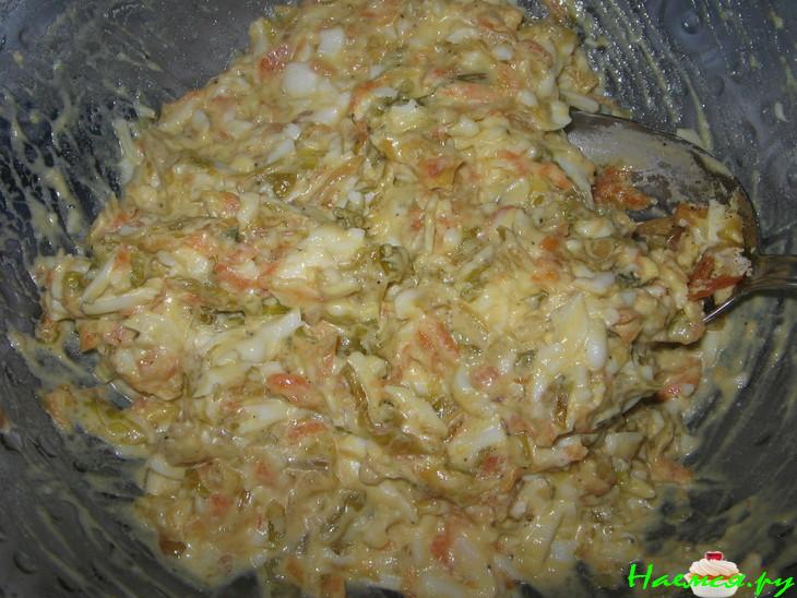 Ватрушки картофельные с капустой и яйцом