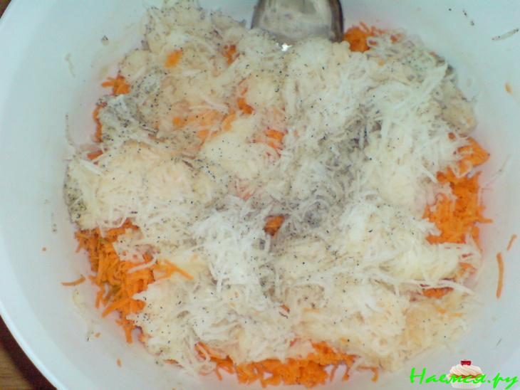 Салат из кольраби и моркови