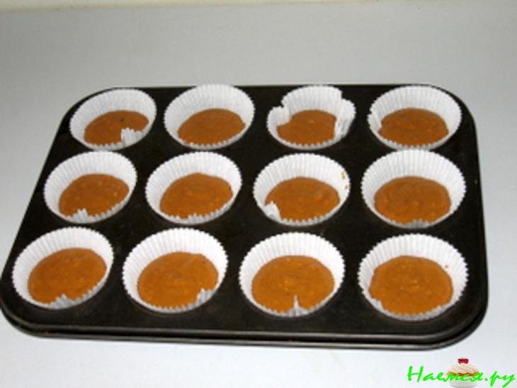 Кексики с арахисом и вареной сгущенкой