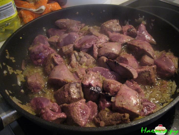 Нежная печень в сливочном соусе