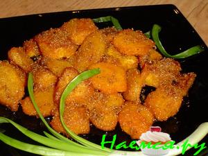 Тыквочка, обжаренная в сухарях