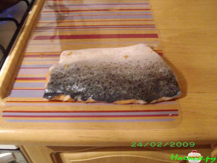 Красная рыбка в духовке