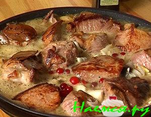 Тушеная телятина