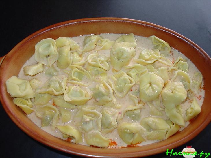 Запеканка с тортеллини