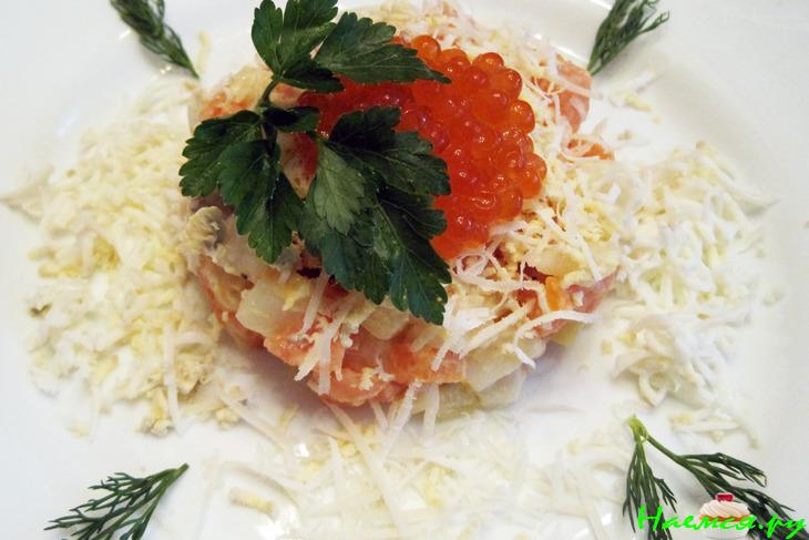 Салат 'Коралловый рай'