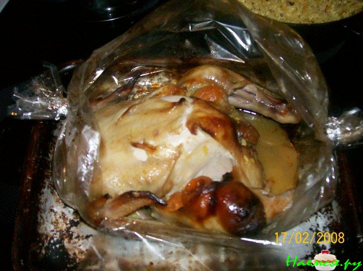 "Золотая" курочка с курагой