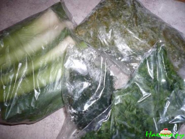 Зеленые щи зимой