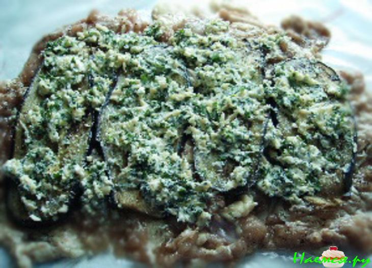 Рулет куриный с баклажаном