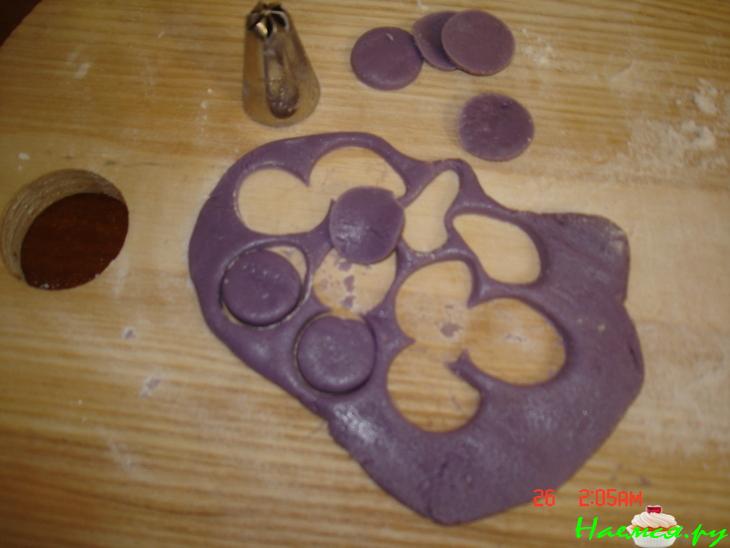 Торт "Горшочек с фиалками"