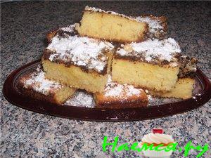 Манник на кефире с ванилью