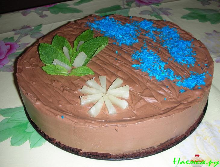 Торт "Мальдивский остров" Торт "Мальдивский остров"