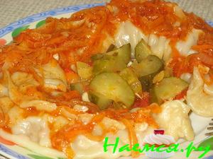&laquo;Ленивые манты&raquo; в томатно-овощной заливке