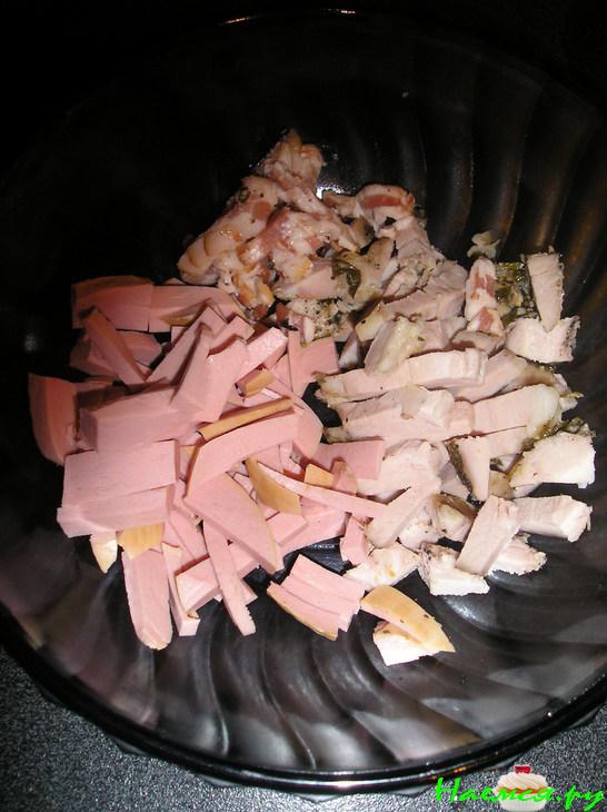 Салатик мясной