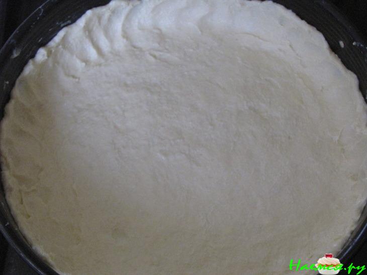 Пирог с сыром и грибами