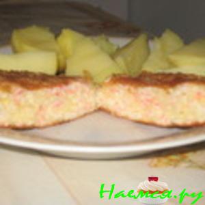 Котлетки из крабового мяса