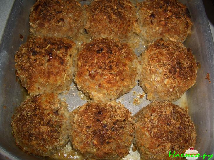 Шарики из говядины с овощами