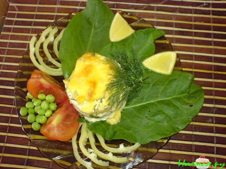 Рыбные рулетики с сыром