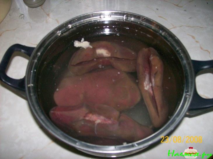 Калья (почти классический рассольник с почками)