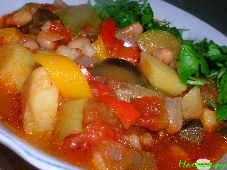 Запеченный суп для соблюдающих пост и не только