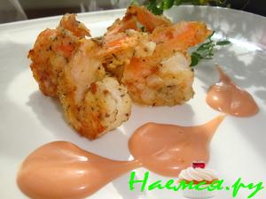 Креветки в панировке